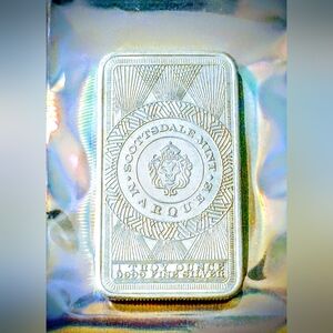 Scottsdale Mint Marquee 1 OUNCE Silver Peacock Bar